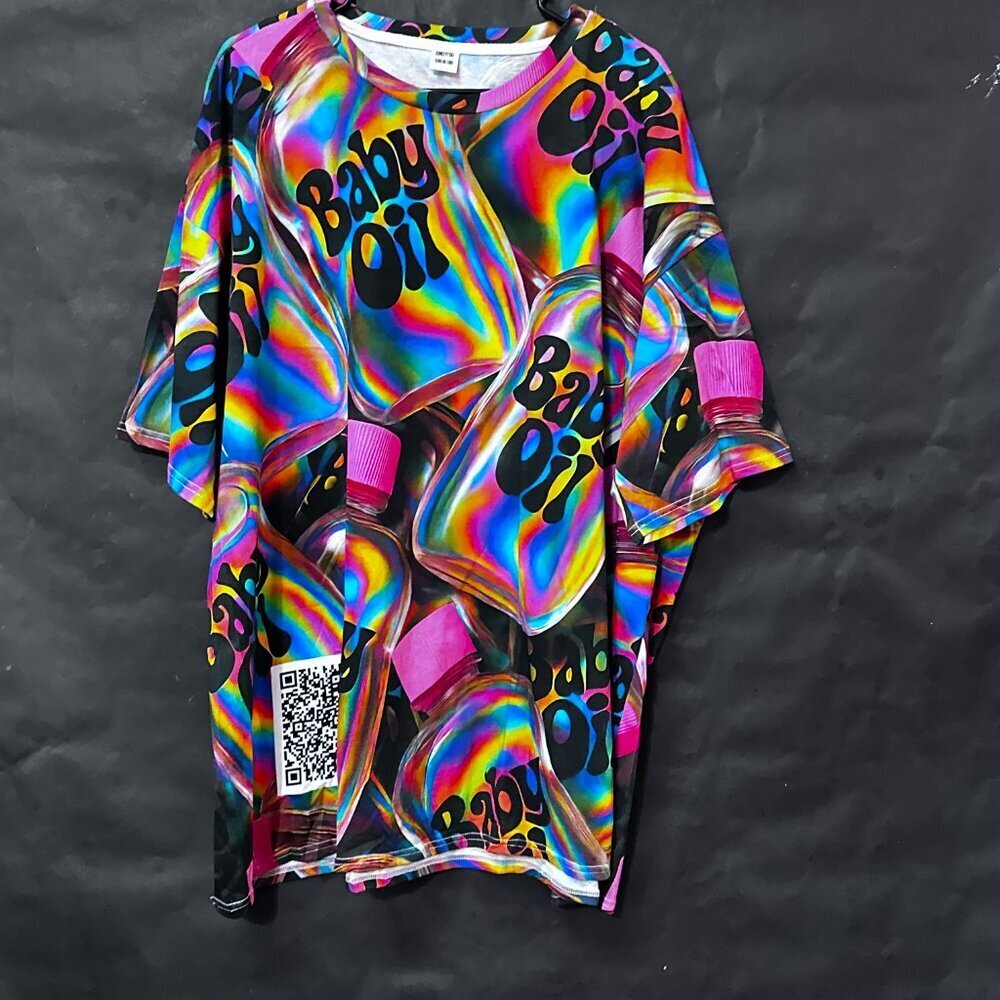 Free Diddy Cotton Musical Shirt 2x Baby Oil Hip Hop Rap Music Baggy Tee T-Shirt